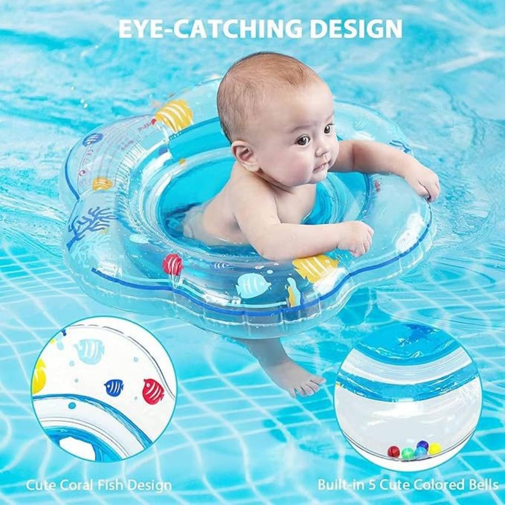 Bouée Gonflable Bébé Avec Siège – Piscine Et Bain – 6 à 36 Mois – PVC Résistant
