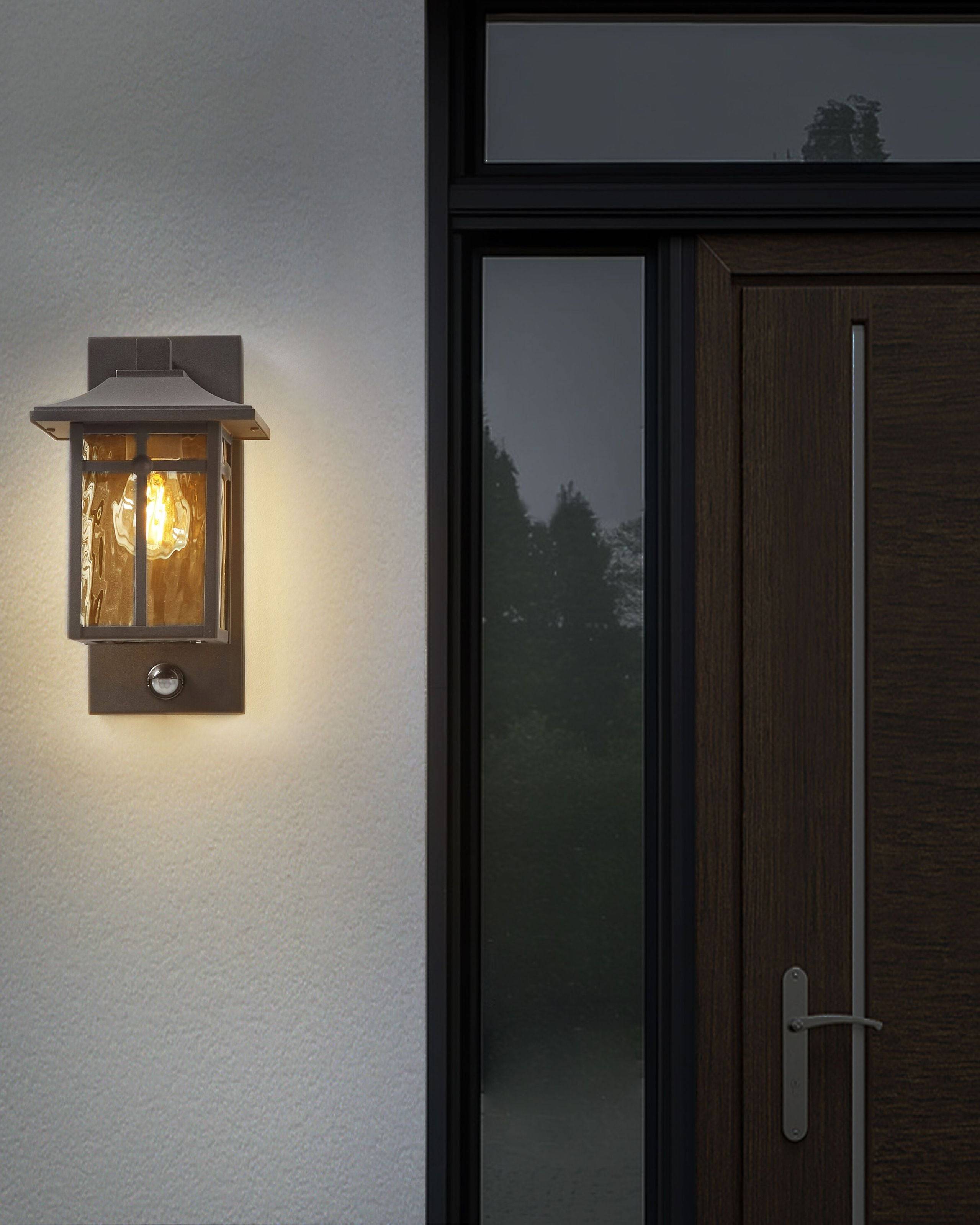 Beliani - Lampe murale pour l'extérieur Métal Noir TEVIOT - Beliani - Image 1