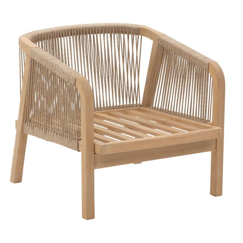 Hesperide - Salon de jardin "Papouasie" 5 places en polyester et acacia - Hespéride - Image 7