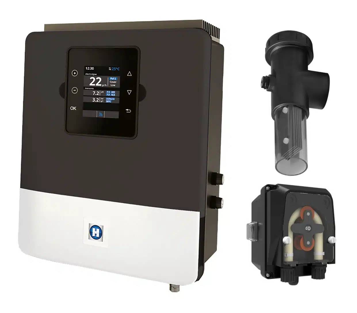 Hayward - Électrolyseur au sel Aquarite LT SV Hayward, pompe, pH TFT, cellule monopolaire - 33g/h