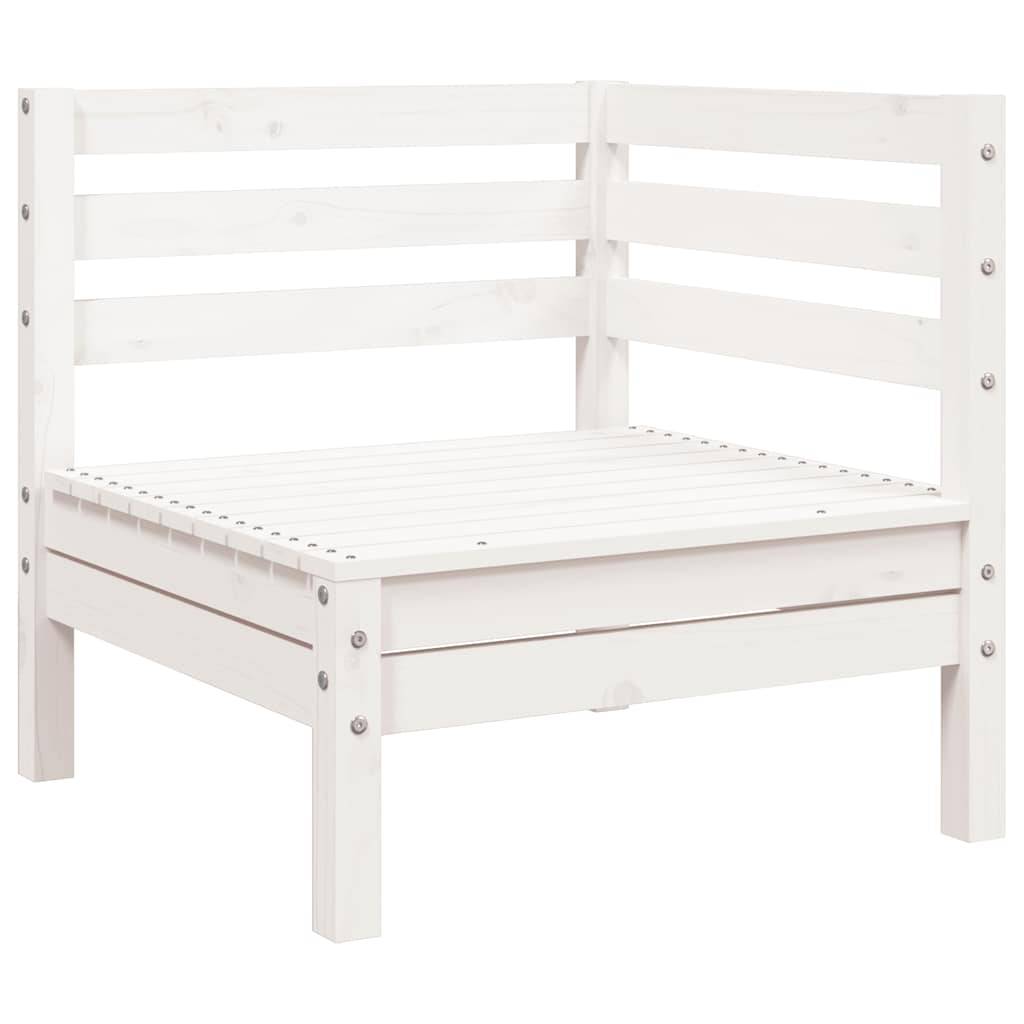 ComfortXL - Canapé Extérieur 3 Places Bois Pin Massif Blanc avec Repose-Pieds Palette Design pour Terrasse Style Bord de Mer – ComfortXL Outdoor Living - Image 5