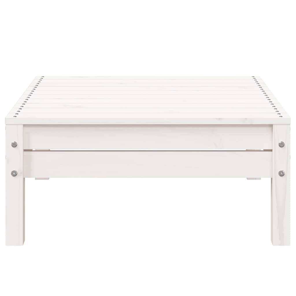ComfortXL - Canapé Extérieur 3 Places Bois Pin Massif Blanc avec Repose-Pieds Palette Design pour Terrasse Style Bord de Mer – ComfortXL Outdoor Living - Image 10