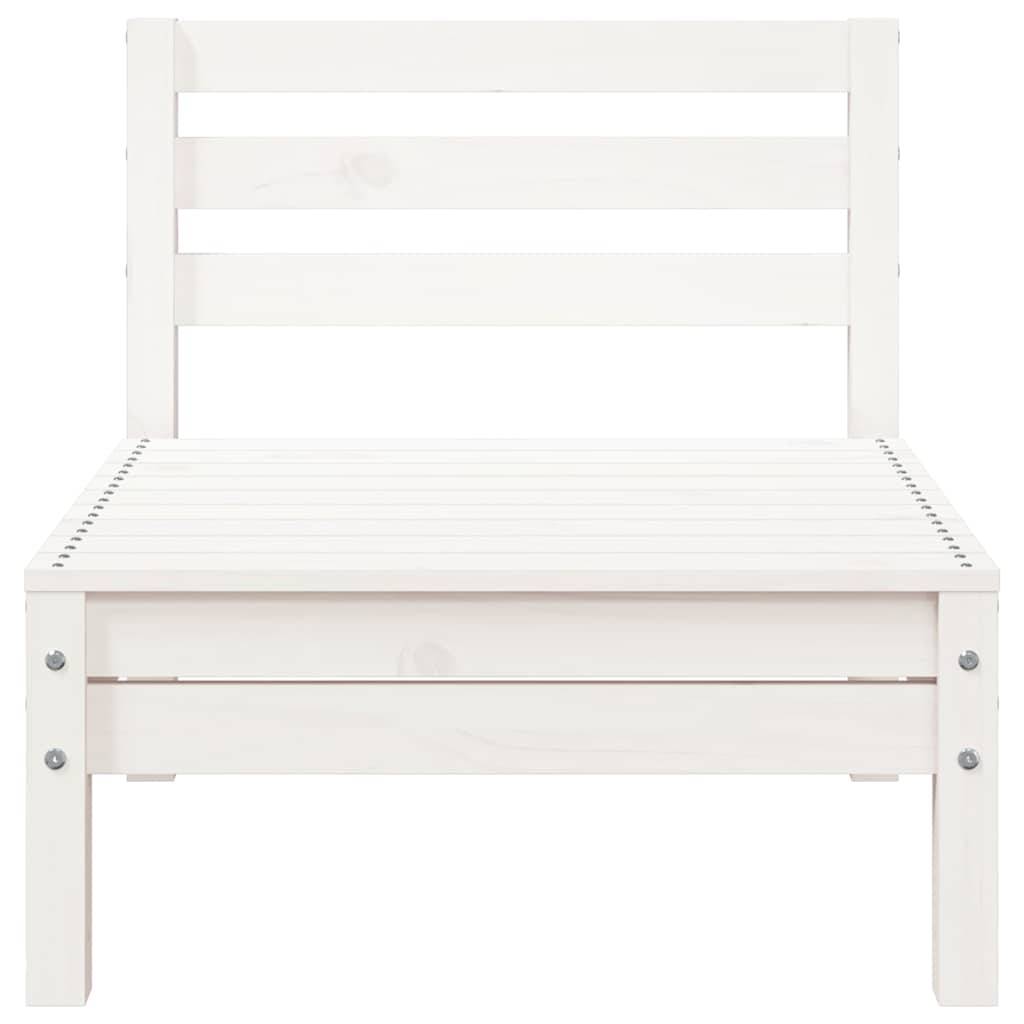 ComfortXL - Canapé Extérieur 3 Places Bois Pin Massif Blanc avec Repose-Pieds Palette Design pour Terrasse Style Bord de Mer – ComfortXL Outdoor Living - Image 8