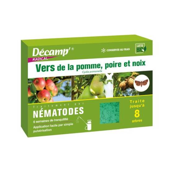 Décamp' - Nématodes SF anti carpocapses (pomme, poire, noix) 30M - 60m² - Image 1