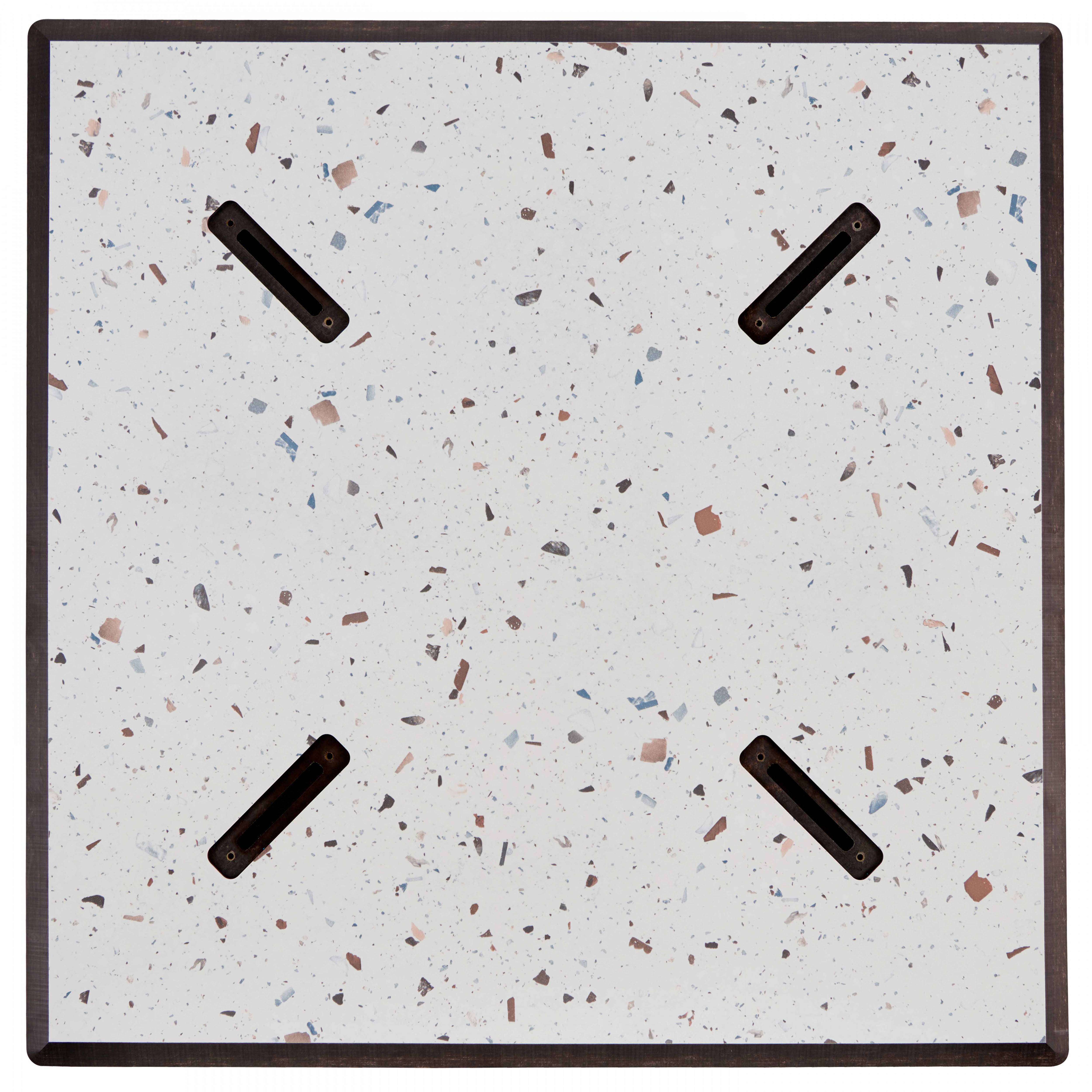 Oviala - Plateau de table stratifié 60x60 cm terrazzo moucheté Opéra - Oviala - Image 5