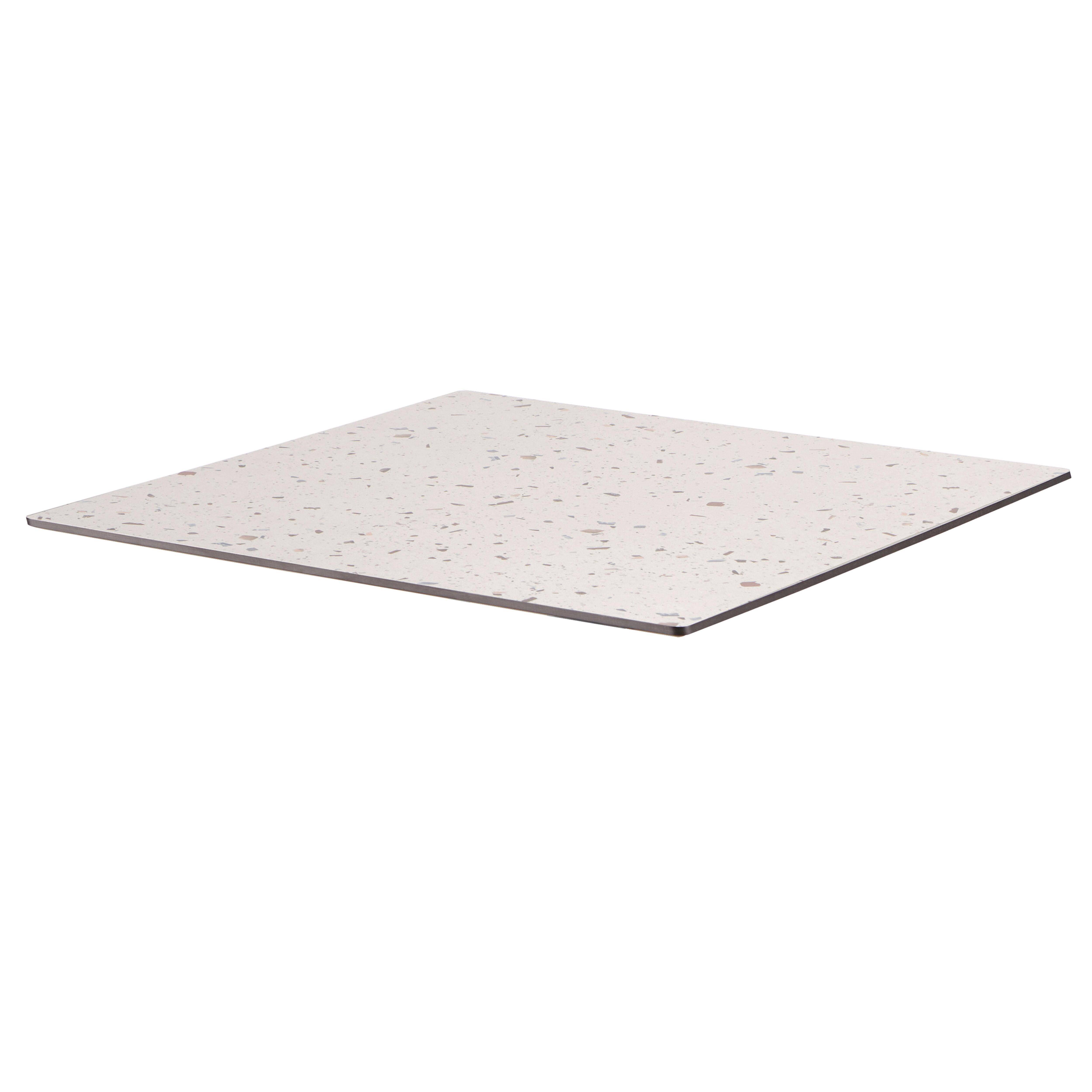Oviala - Plateau de table stratifié 60x60 cm terrazzo moucheté Opéra - Oviala - Image 1