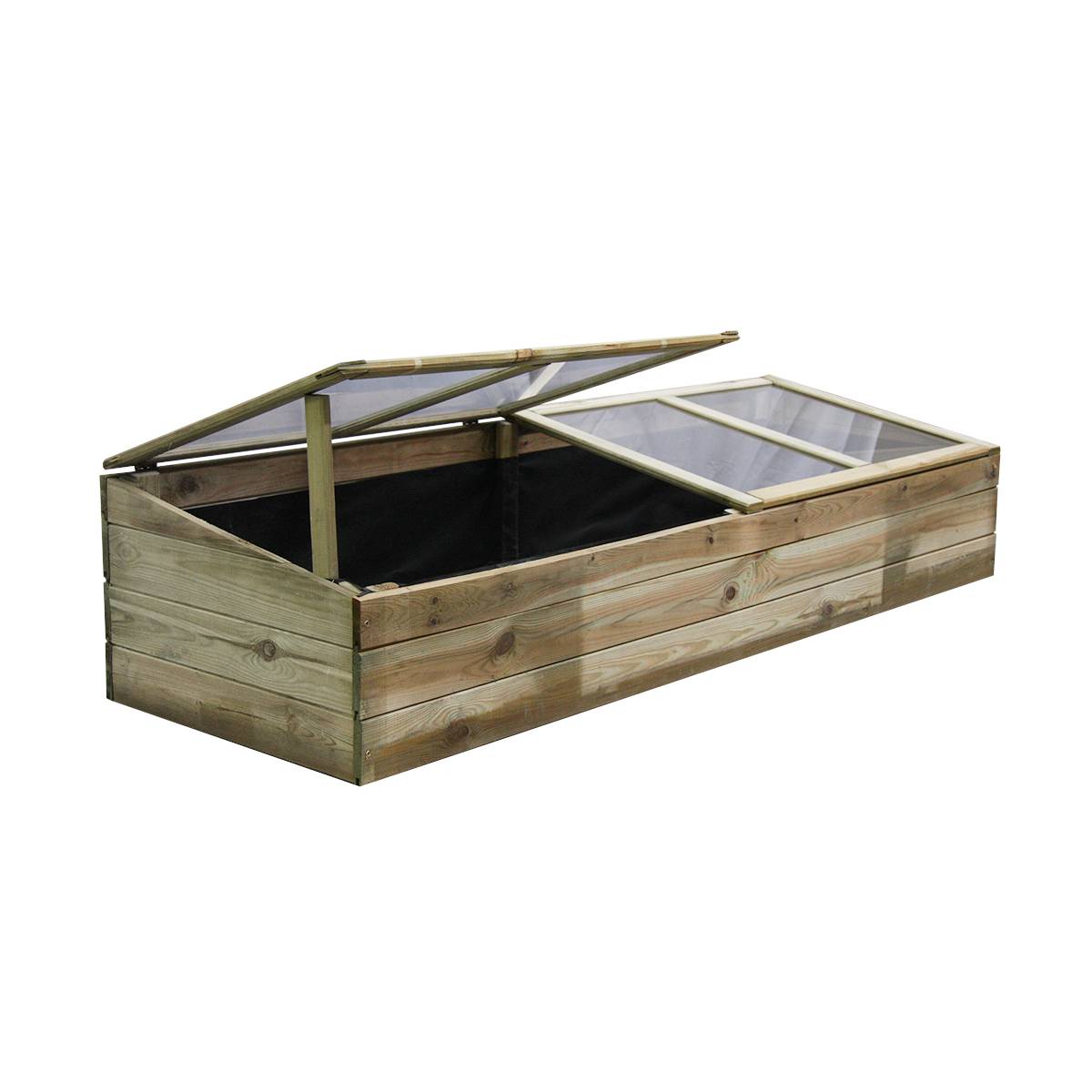 Serre double chassis en bois Florence - Cémonjardin - Image 3