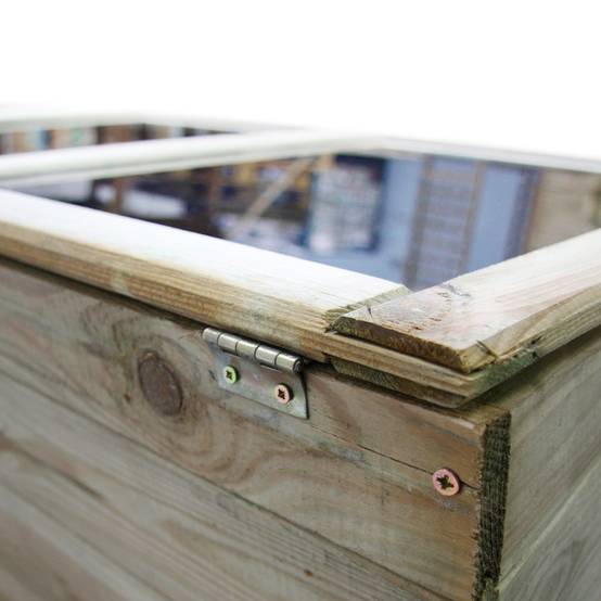 Serre double chassis en bois Florence - Cémonjardin - Image 7