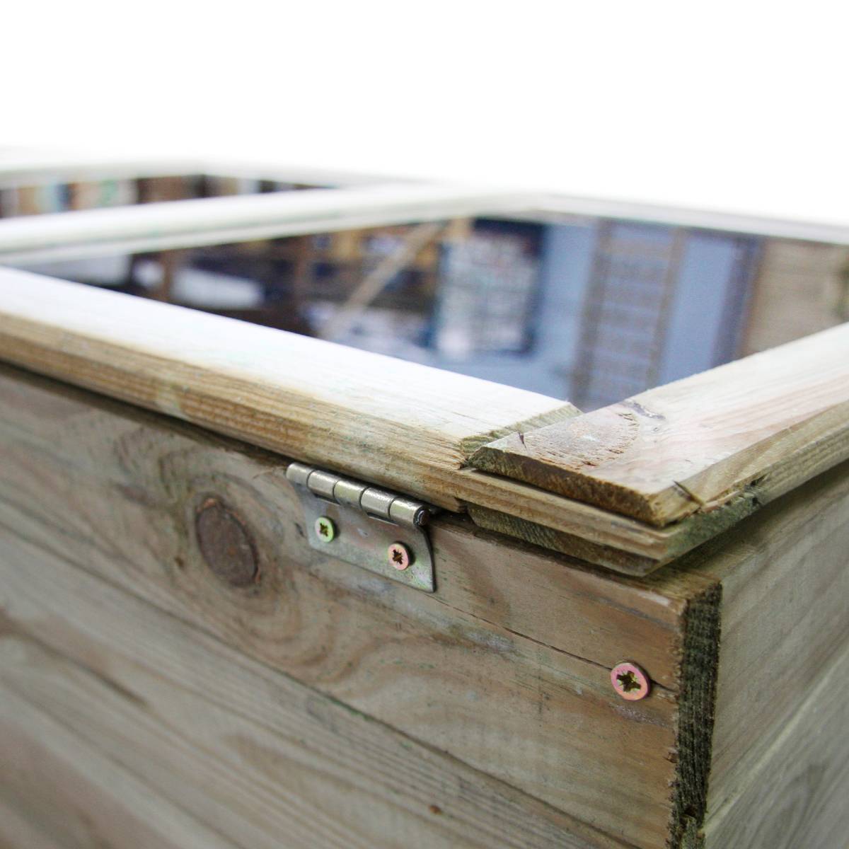 Serre double chassis en bois Florence - Cémonjardin - Image 7
