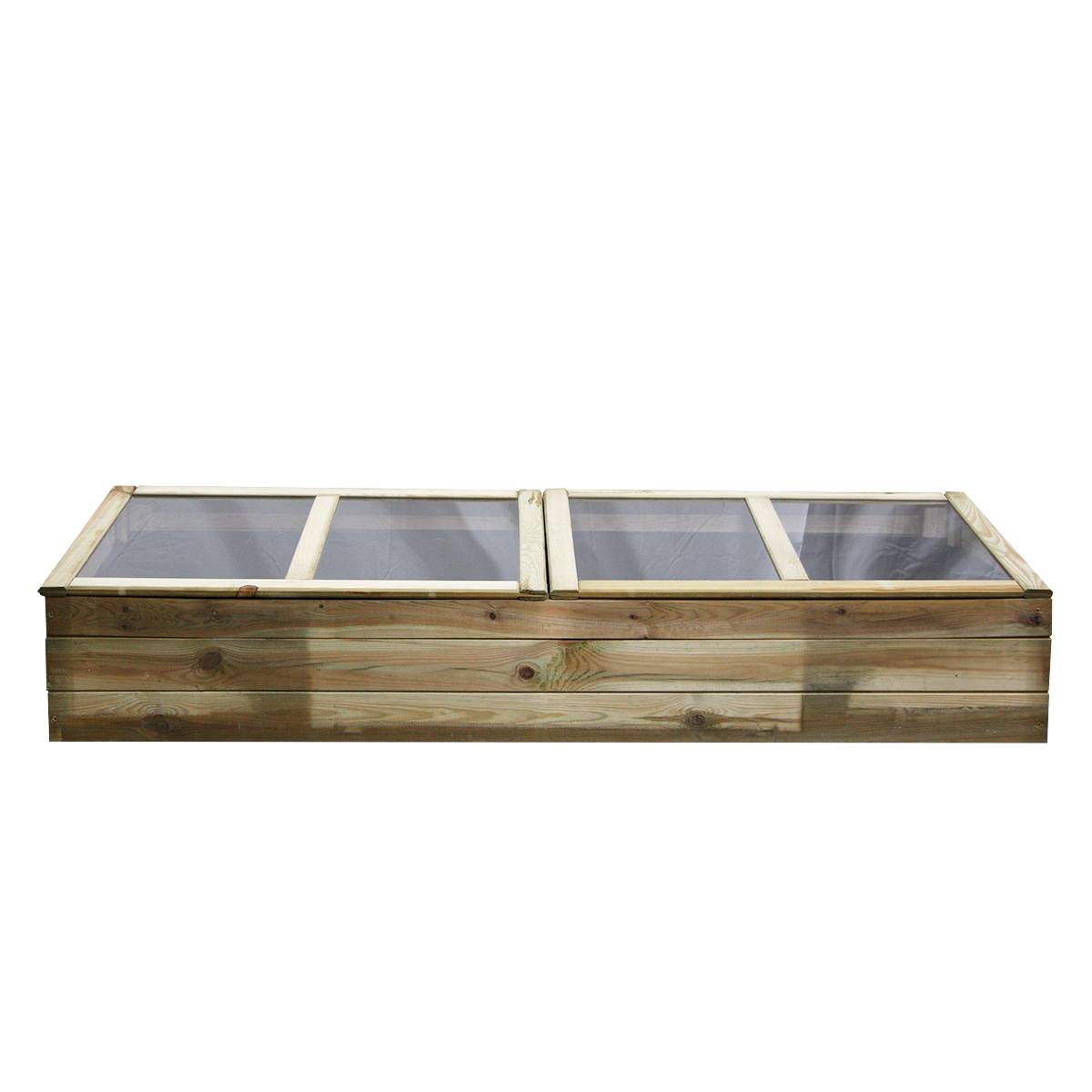 Serre double chassis en bois Florence - Cémonjardin - Image 2