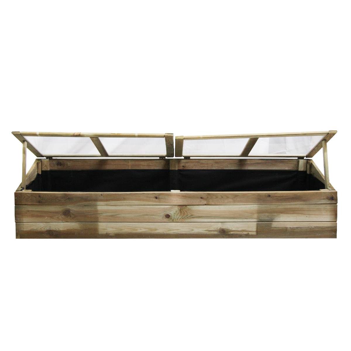 Serre double chassis en bois Florence - Cémonjardin - Image 4