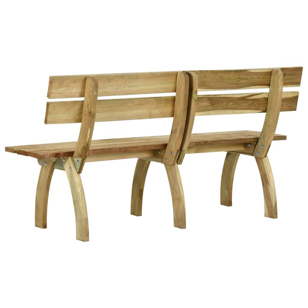 Maison Chic - Banc de jardin - Banc d'extérieur - Banquette 160 cm bois de pin imprégné - Image 4