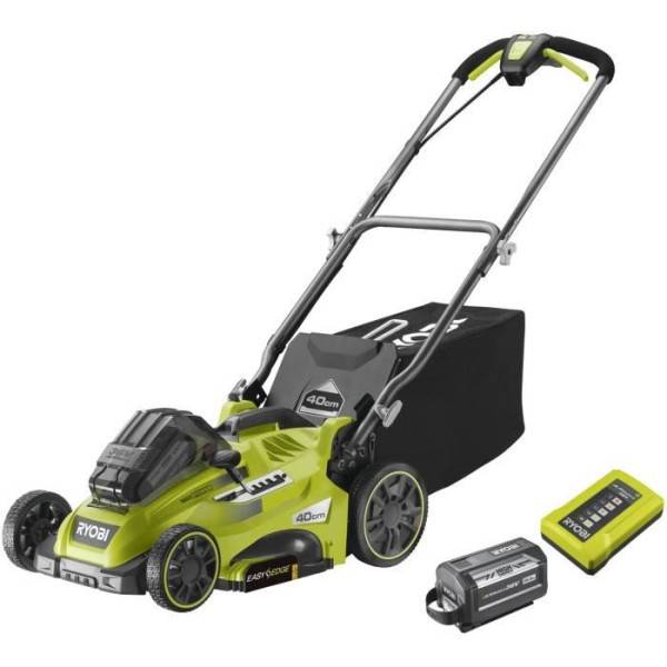 RYOBI - Tondeuse 36V Power Assist™ - Ø coupe 40 cm - ramassage et mulching + batterie 6,0 Ah High Energy et chargeur - RLM36X - Image 1