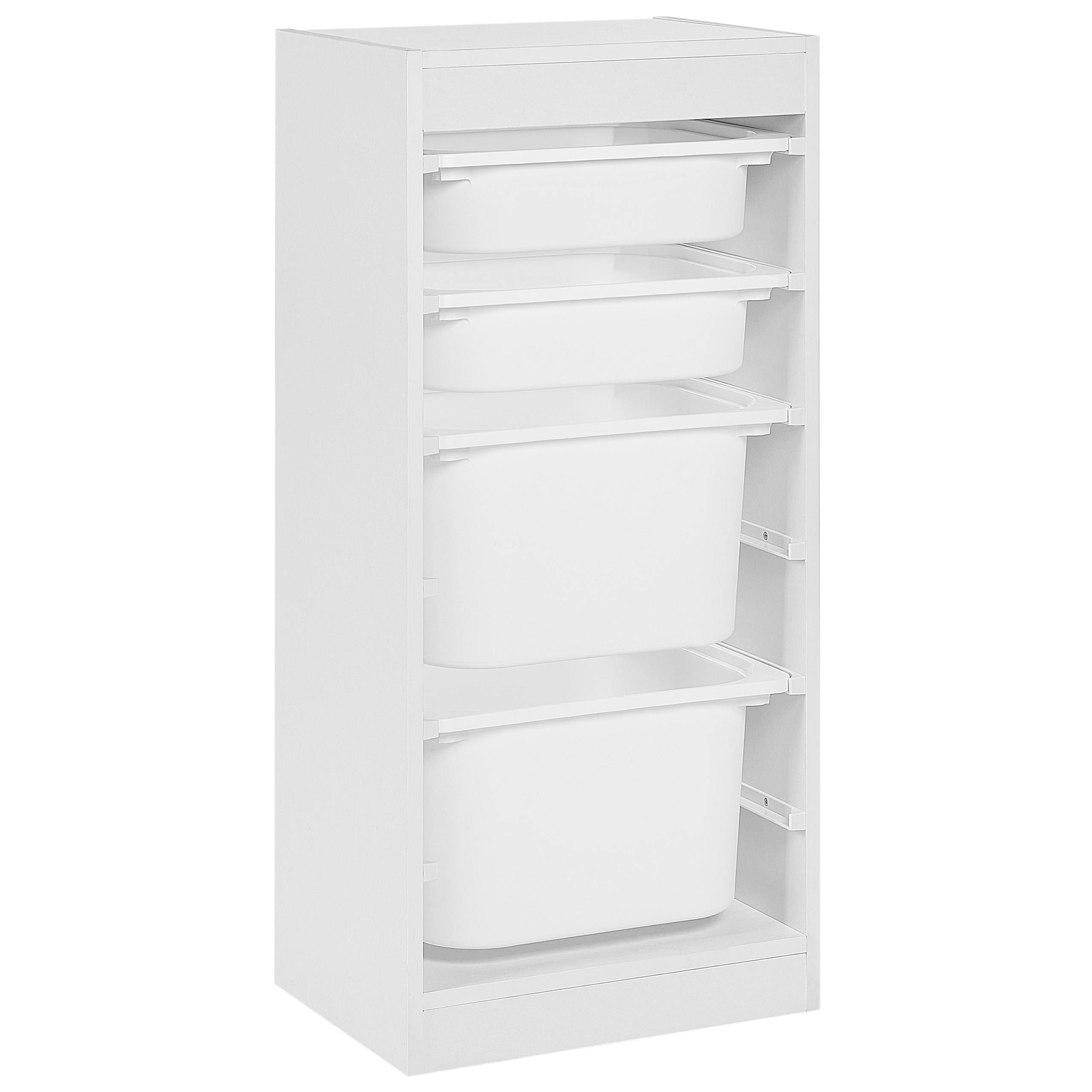 Beliani - Commode Panneau de particules de bois Blanc TOBIN - 42x30x89- Beliani - Image 2