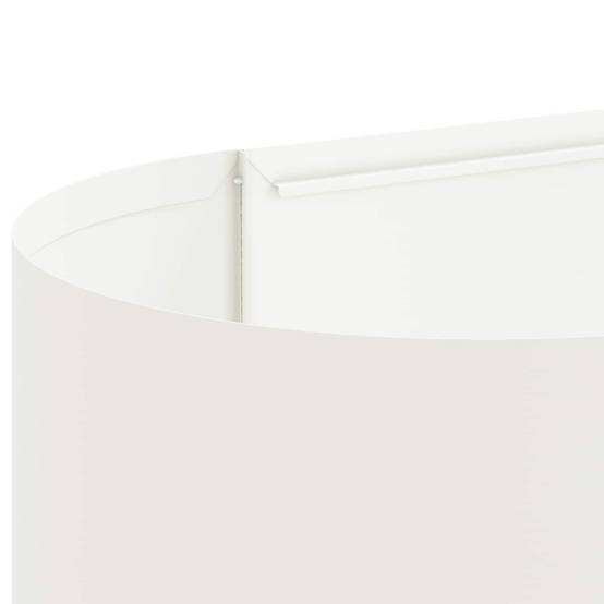 ComfortXL - Carré Potager Rectangulaire Acier Blanc pour Balcons et Patios 200x40cm - ComfortXL Outdoor Living - Image 6
