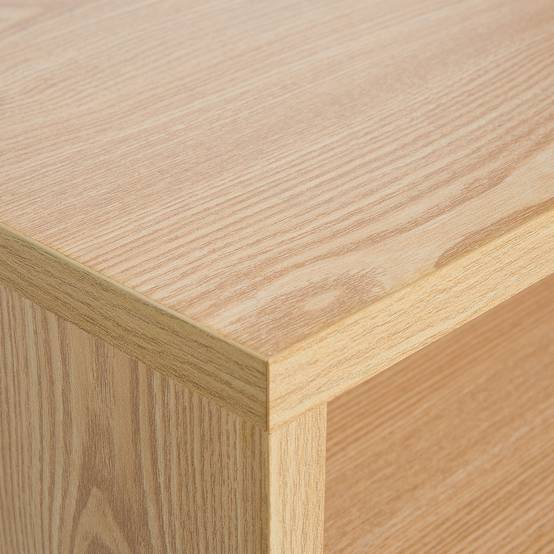 Beliani - Commode Panneau de particules de bois Marron/blanc IRVINE - 120x40x59- Beliani - Image 7