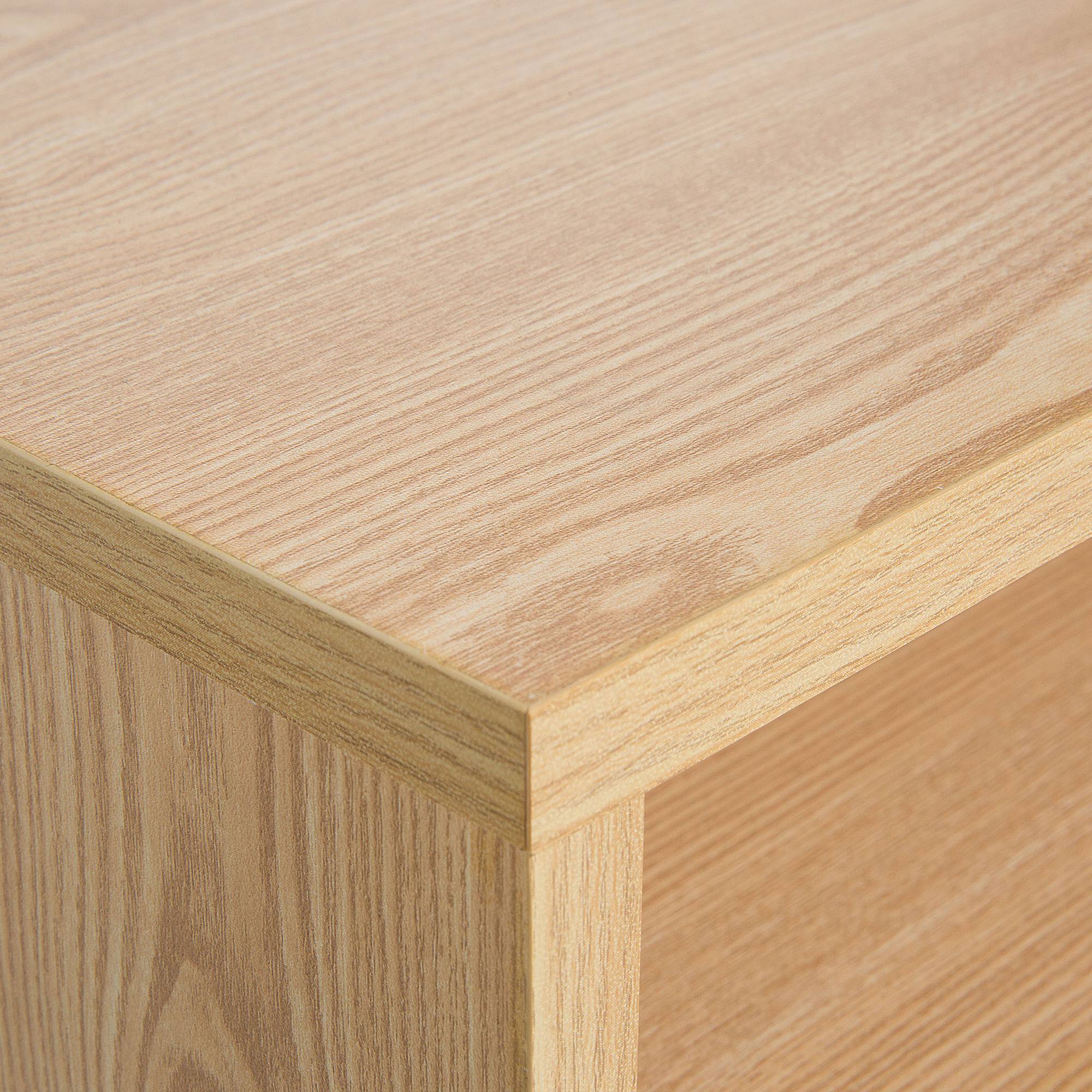 Beliani - Commode Panneau de particules de bois Marron/blanc IRVINE - 120x40x59- Beliani - Image 7