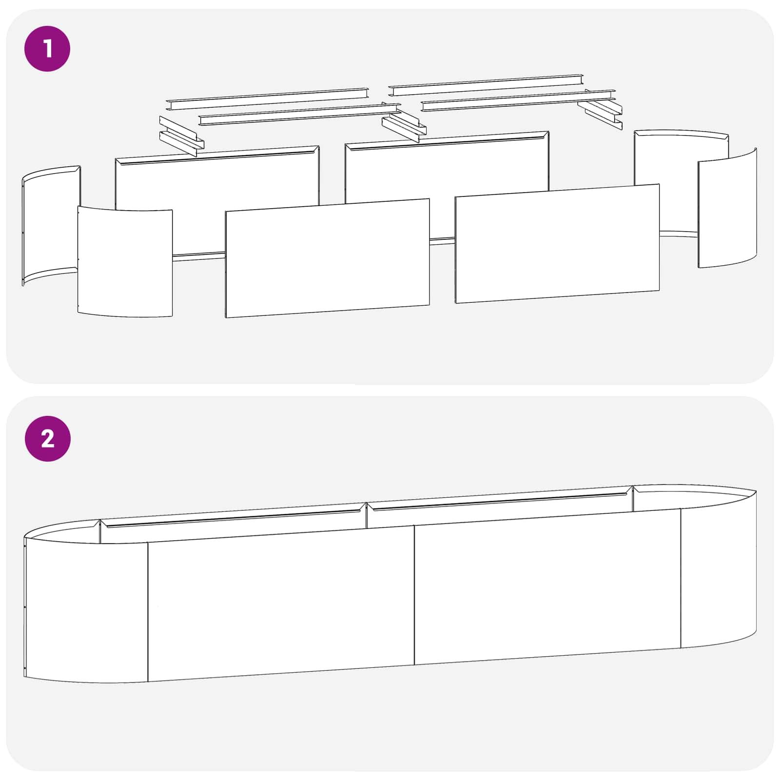 ComfortXL - Grand Jardin Surélevé Acier Blanc pour Agriculture Urbaine Bord Bateau - ComfortXL Outdoor Living - Image 7