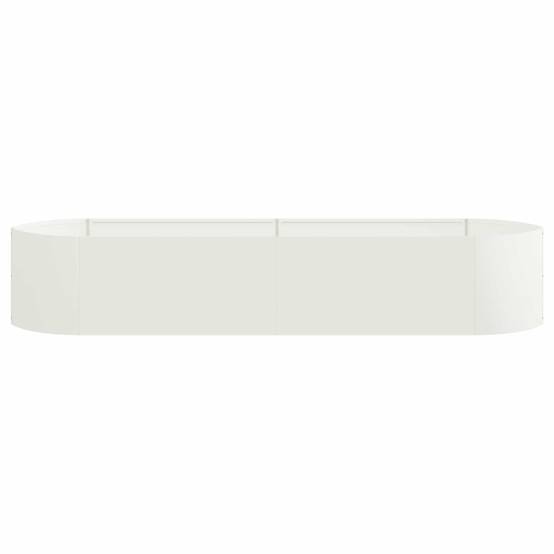 ComfortXL - Grand Jardin Surélevé Acier Blanc pour Agriculture Urbaine Bord Bateau - ComfortXL Outdoor Living - Image 4