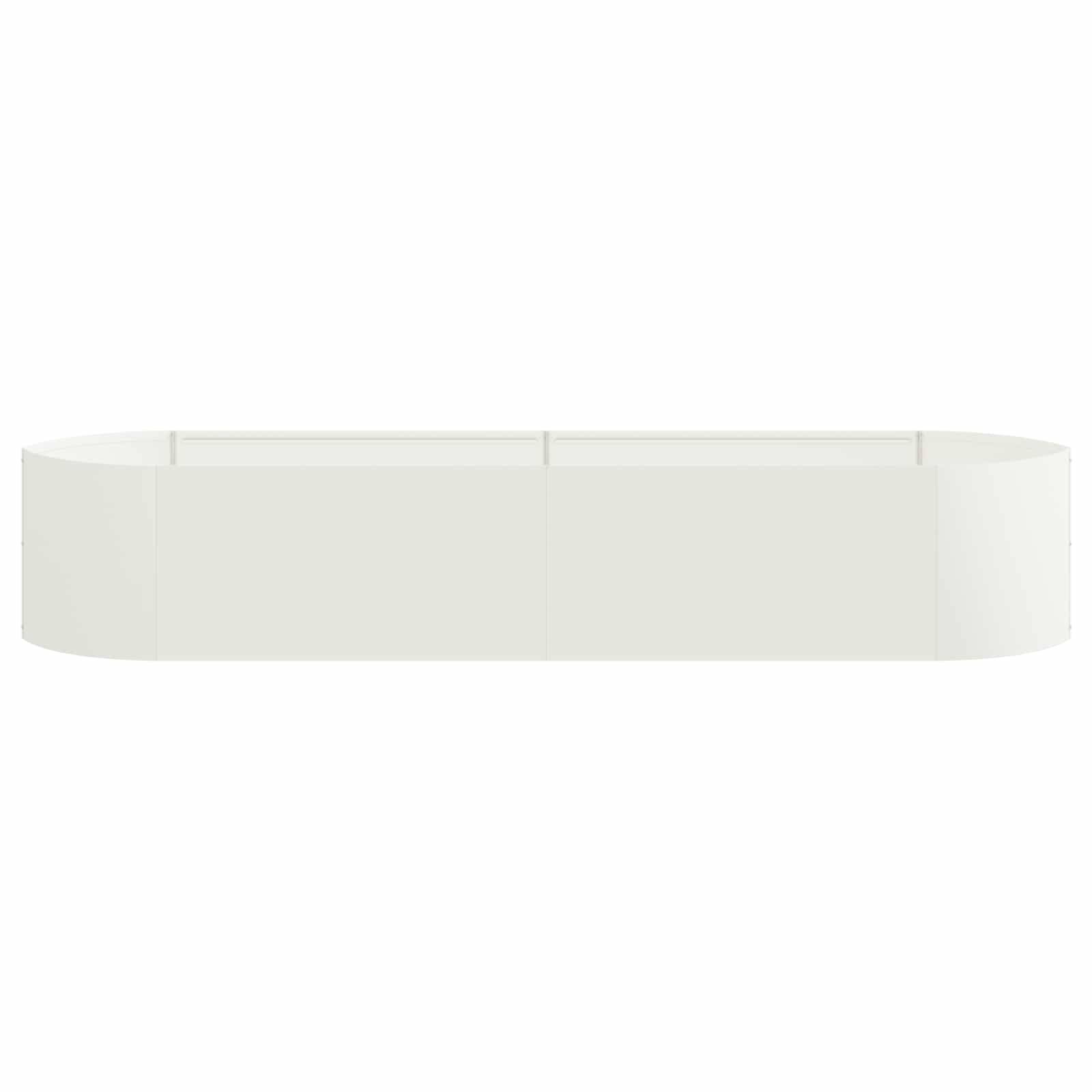 ComfortXL - Grand Jardin Surélevé Acier Blanc pour Agriculture Urbaine Bord Bateau - ComfortXL Outdoor Living - Image 4