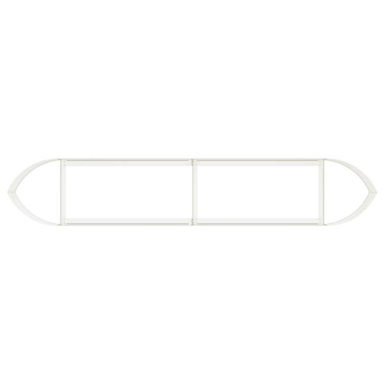 ComfortXL - Grand Jardin Surélevé Acier Blanc pour Agriculture Urbaine Bord Bateau - ComfortXL Outdoor Living - Image 5