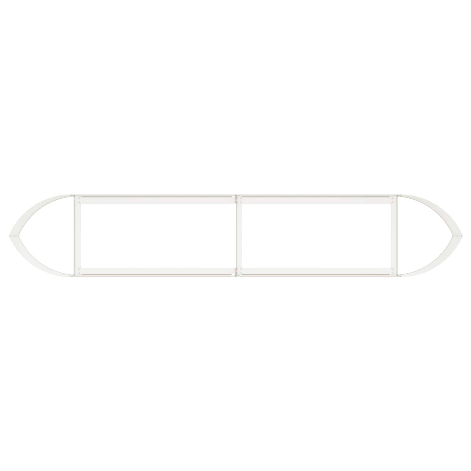ComfortXL - Grand Jardin Surélevé Acier Blanc pour Agriculture Urbaine Bord Bateau - ComfortXL Outdoor Living - Image 5