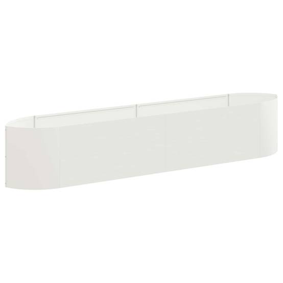 ComfortXL - Grand Jardin Surélevé Acier Blanc pour Agriculture Urbaine Bord Bateau - ComfortXL Outdoor Living - Image 2