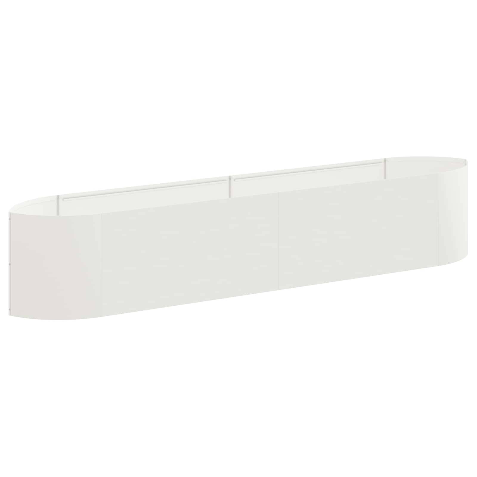 ComfortXL - Grand Jardin Surélevé Acier Blanc pour Agriculture Urbaine Bord Bateau - ComfortXL Outdoor Living - Image 2