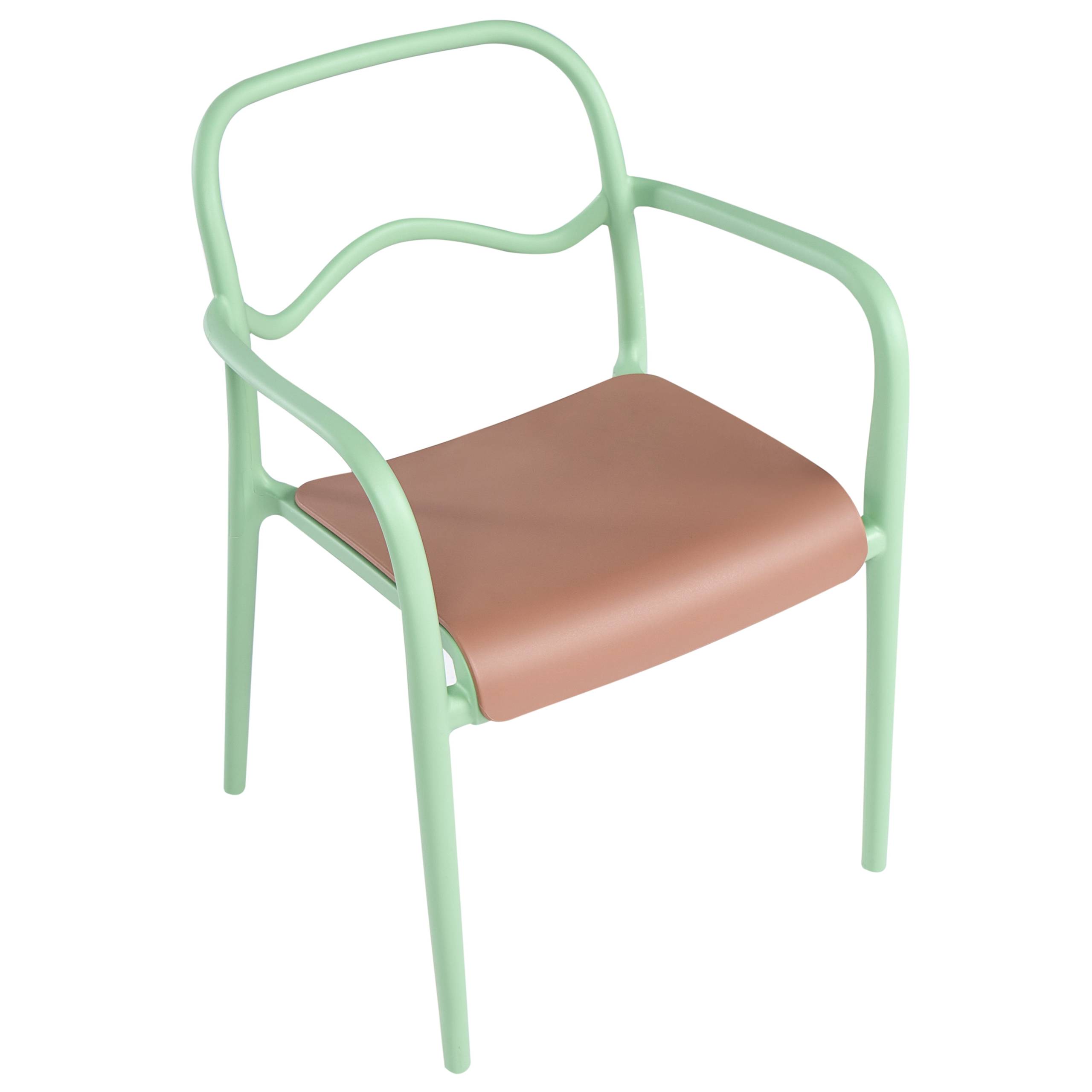 Beliani - Chaise de jardin Polypropylène Vert THASOS - 57x57x80- Beliani - Image 6