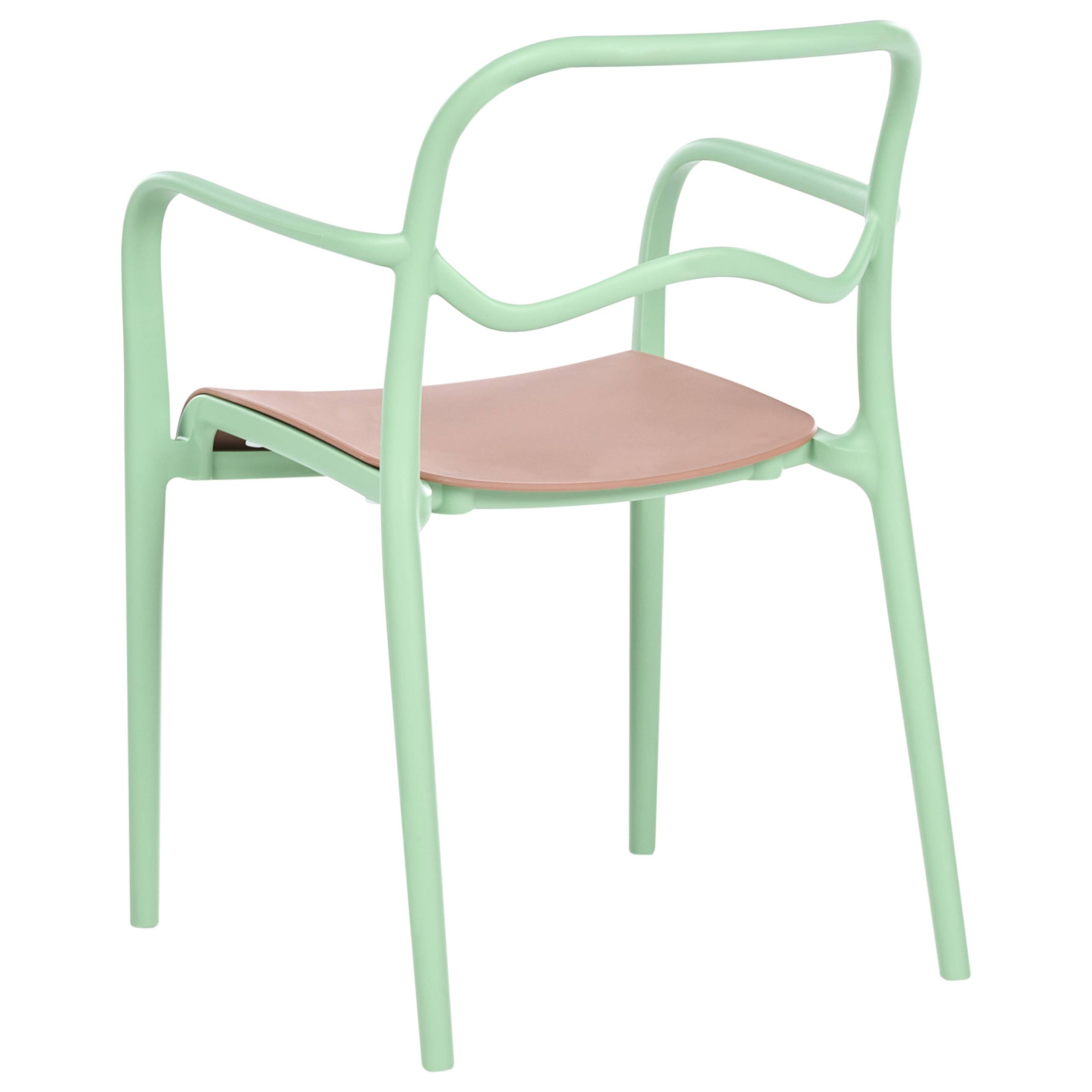 Beliani - Chaise de jardin Polypropylène Vert THASOS - 57x57x80- Beliani - Image 5