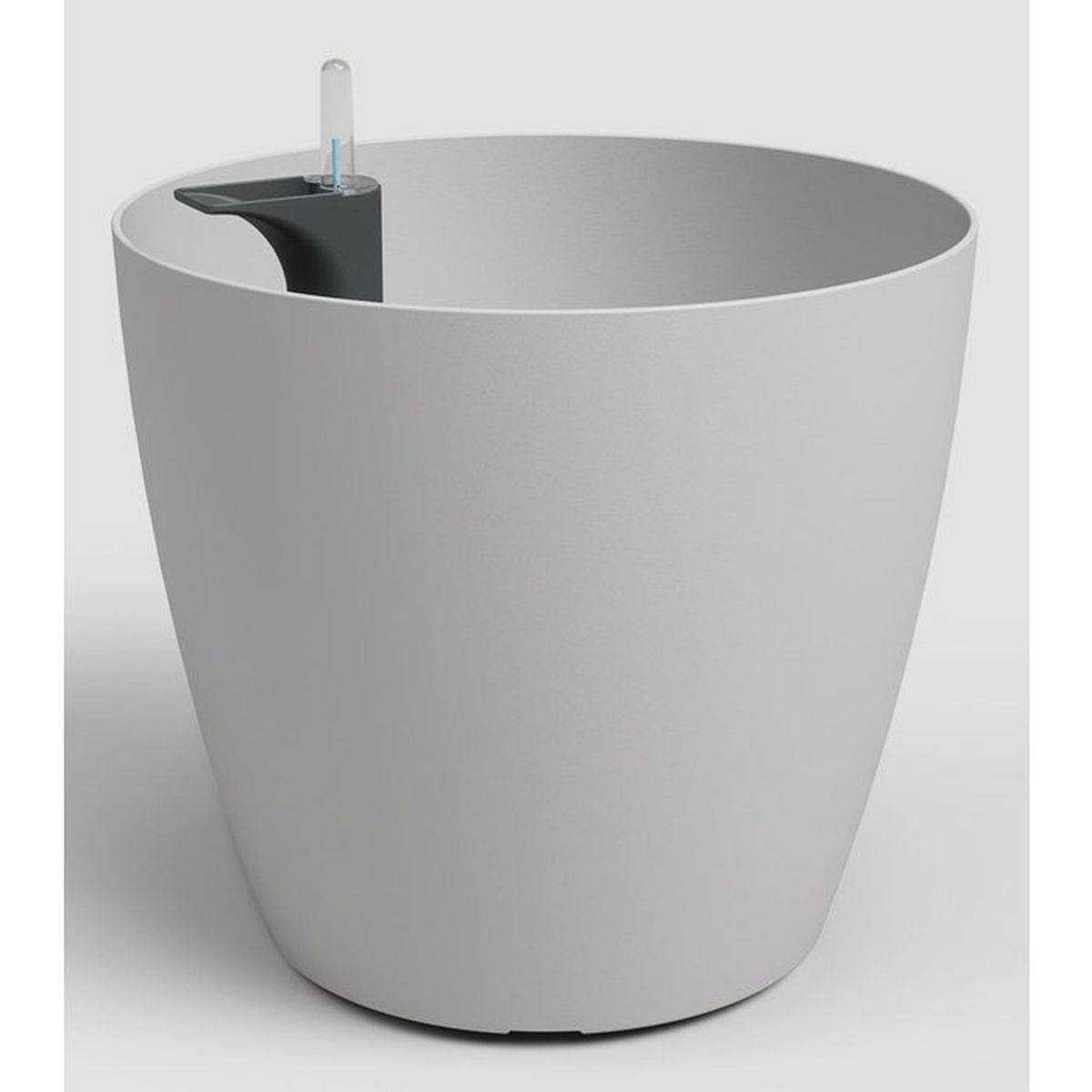 Artevasi - Pot de fleurs auto-arrosant San Remo Ø43,3 x H39,5 cm gris clair mat - ARTEVASI - Image 1