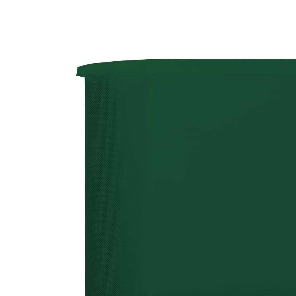 Helloshop26 - Brises-vue paravent 3 panneaux tissu 400 x 120 cm vert - Image 4