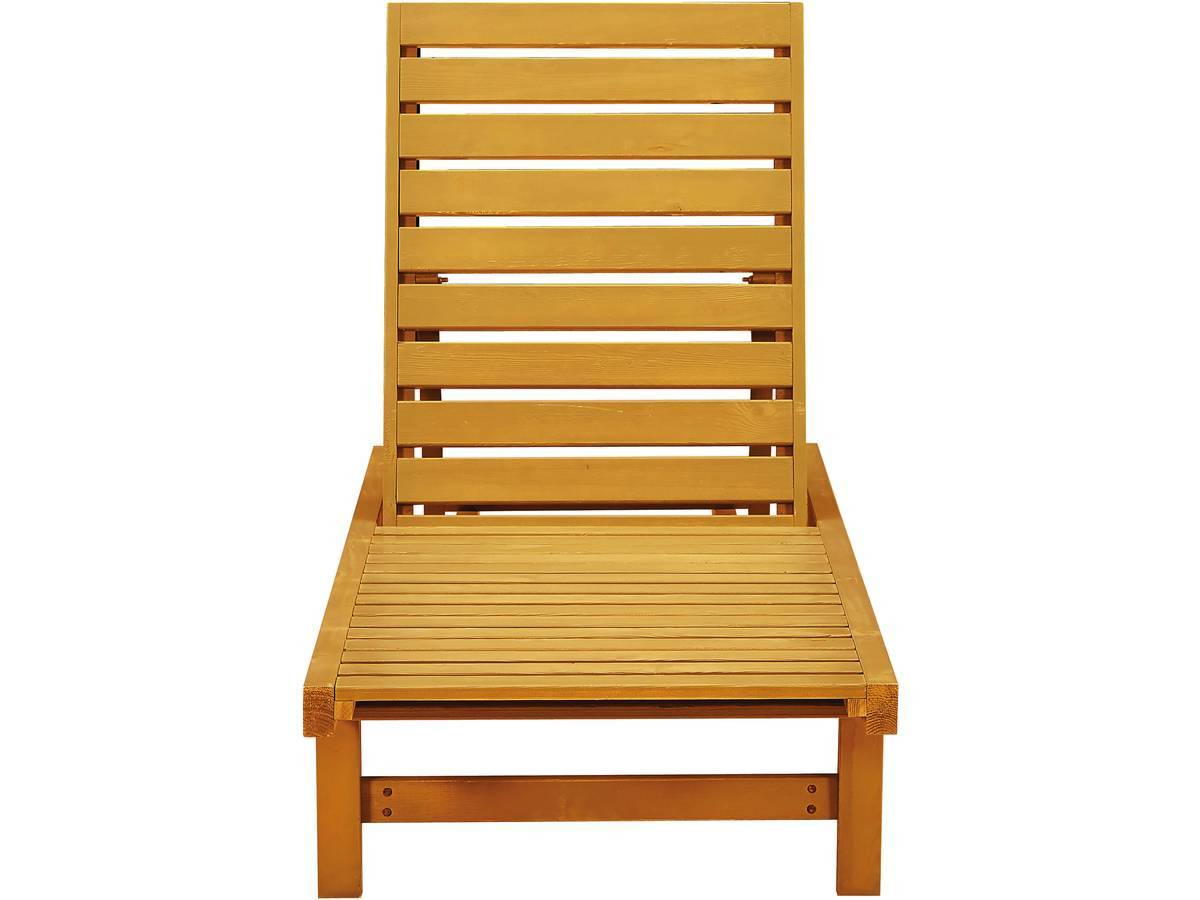 Habitat Et Jardin - Lot De 2 Bains De Soleil En Bois "rawai" - Marron Clair -habitat Et Jardin - Image 3