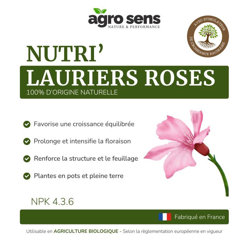 Nutri Lauriers Roses - Engrais liquide pour lauriers roses et bougainvilliers - 500 ml (250 litres de préparation) - Image 4