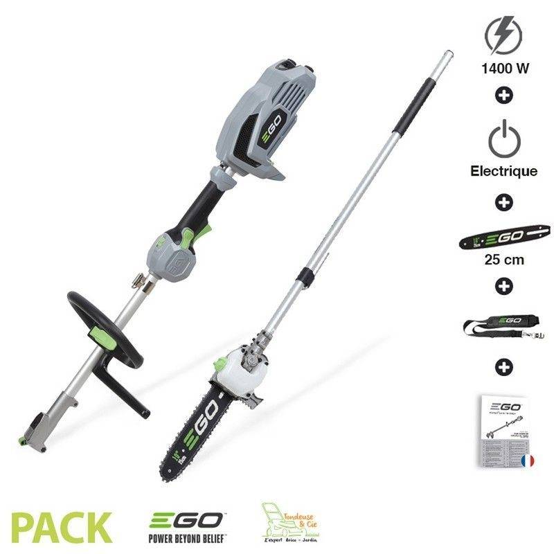 Ego Power + - Pack multifonction élagueuse sur perche sans fil guide Oregon 25cm Ego Power - Image 1