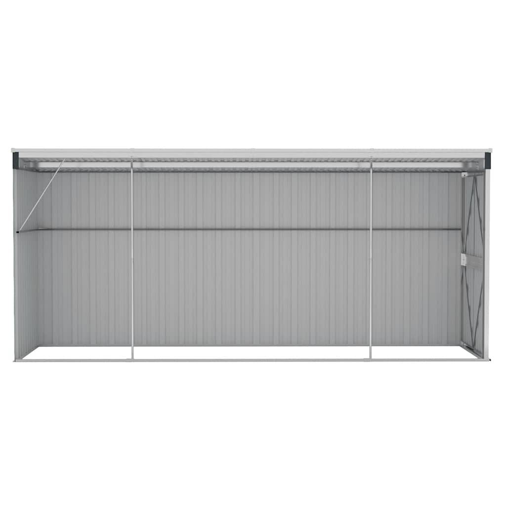 Vidaxl - Abri de jardin mural Anthracite 118x382x178 cm Acier 4.5m² vidaXL 316231 - Image 6