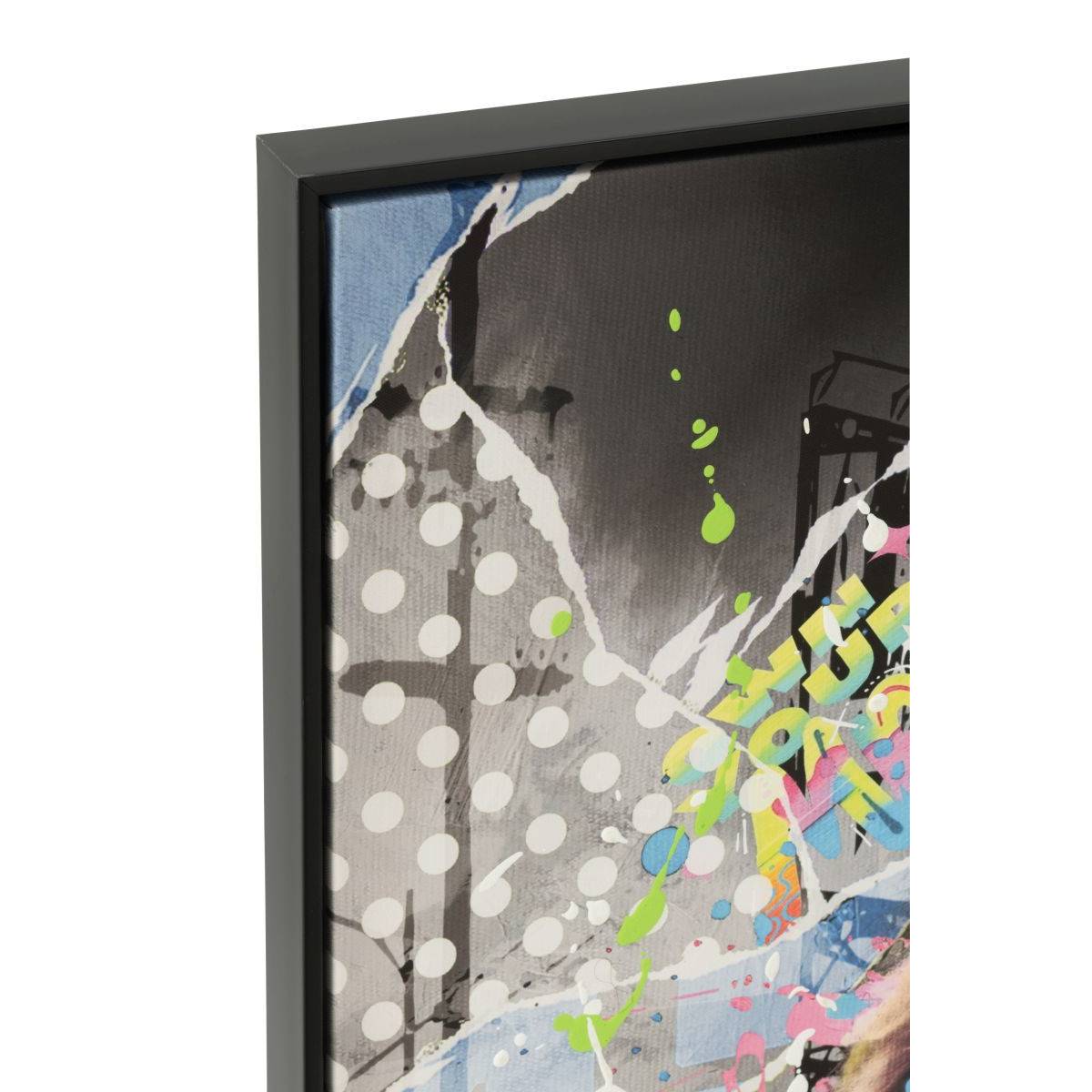 J-Line - Tableau Déco "Monkey" 80x120cm Multicolore - Image 2