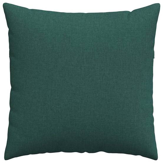 Set de 2 Coussins de Sol Moelleux en Tissu Housse Lavable pour Salon Vert Foncé 80x80 cm – ComfortXL Outdoor Living - Image 6