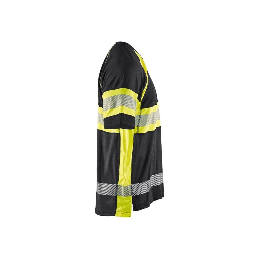 T-shirt haute visibilité Blaklader anti-UV et anti-odeurs Noir / Jaune XL - Image 3