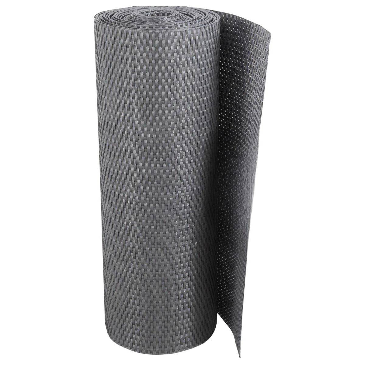 Rattan Art - Brise-vue en résine tressée pour balcon et clôture coloris gris clair 0.9 x 5 m - Image 1