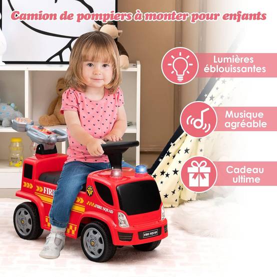 Jouet de camion pour enfants - AMOUNE - Tout-en-1 - Sons et lumières Jouet de camion pour enfants - AMOUNE - Tout-en-1 - Sons et lumières