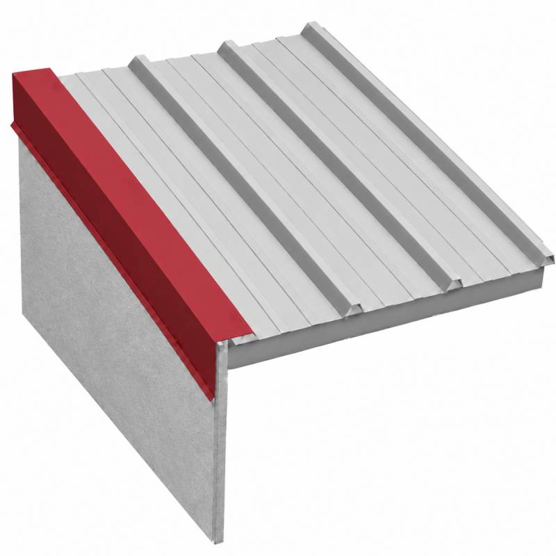 Rive de toiture 1 m pour plaques nervurées acier laqué - Coloris - Gris anthracite RAL 7016, Longueur - 1 m - Image 3