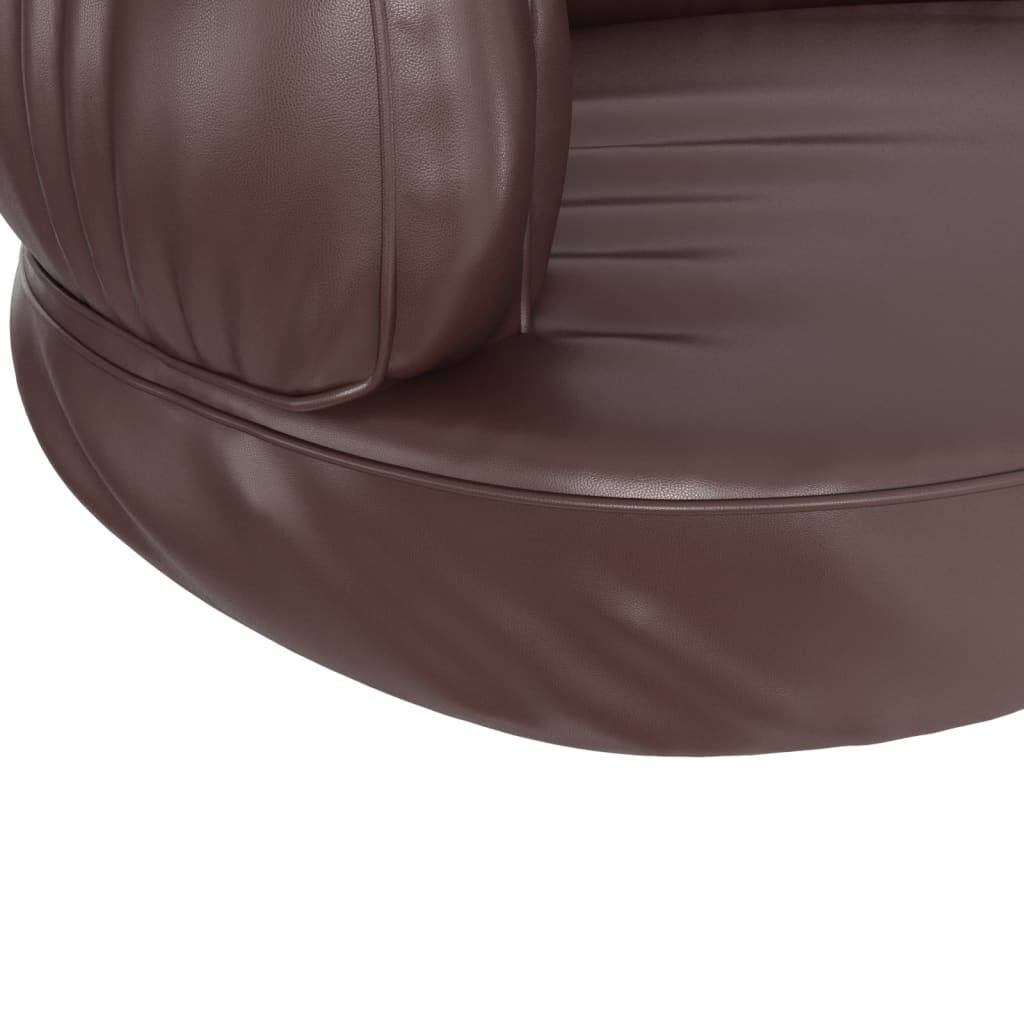 Vidaxl - Lit pour chien ergonomique Mousse Marron 60x42 cm Similicuir vidaXL 171319 - Image 7
