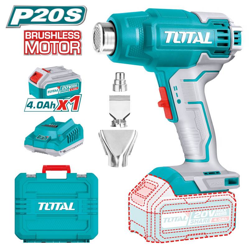 Décapeur thermique à batterie  TBLI20025 - 20 V | TOTAL - Image 2