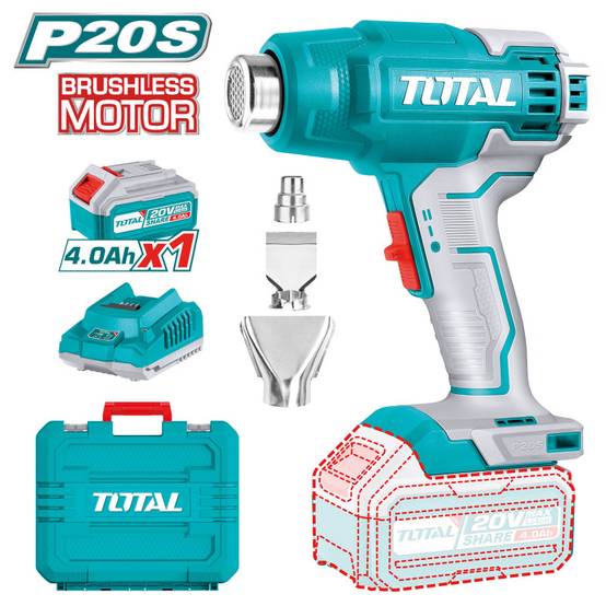 Décapeur thermique à batterie TBLI20025 - 20 V | TOTAL - Image 3