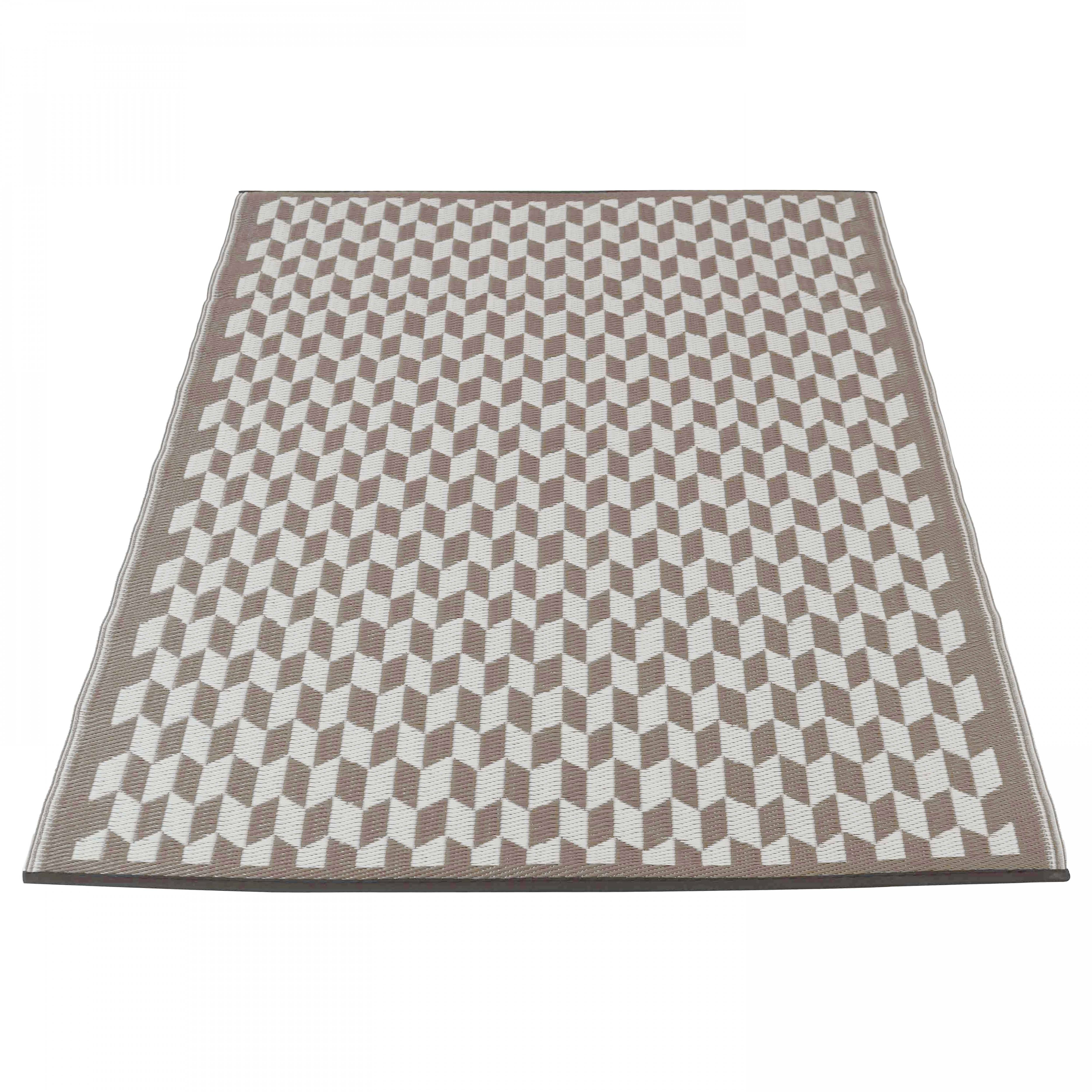Oviala - Tapis rectangulaire pvc gris 180 x 120 cm Solys - Oviala - Image 3