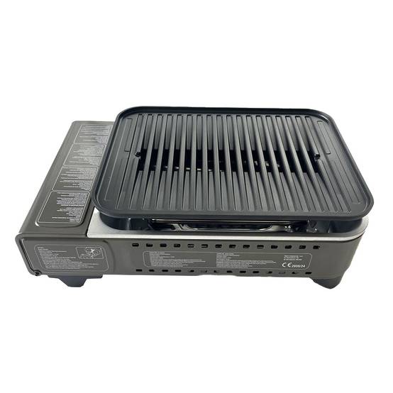 Barbecue à gaz Portable Grill 1780W + 8 Cartouches Gaz Butane Allumage Piezo + Mallette Camping ALPEN - Image 10