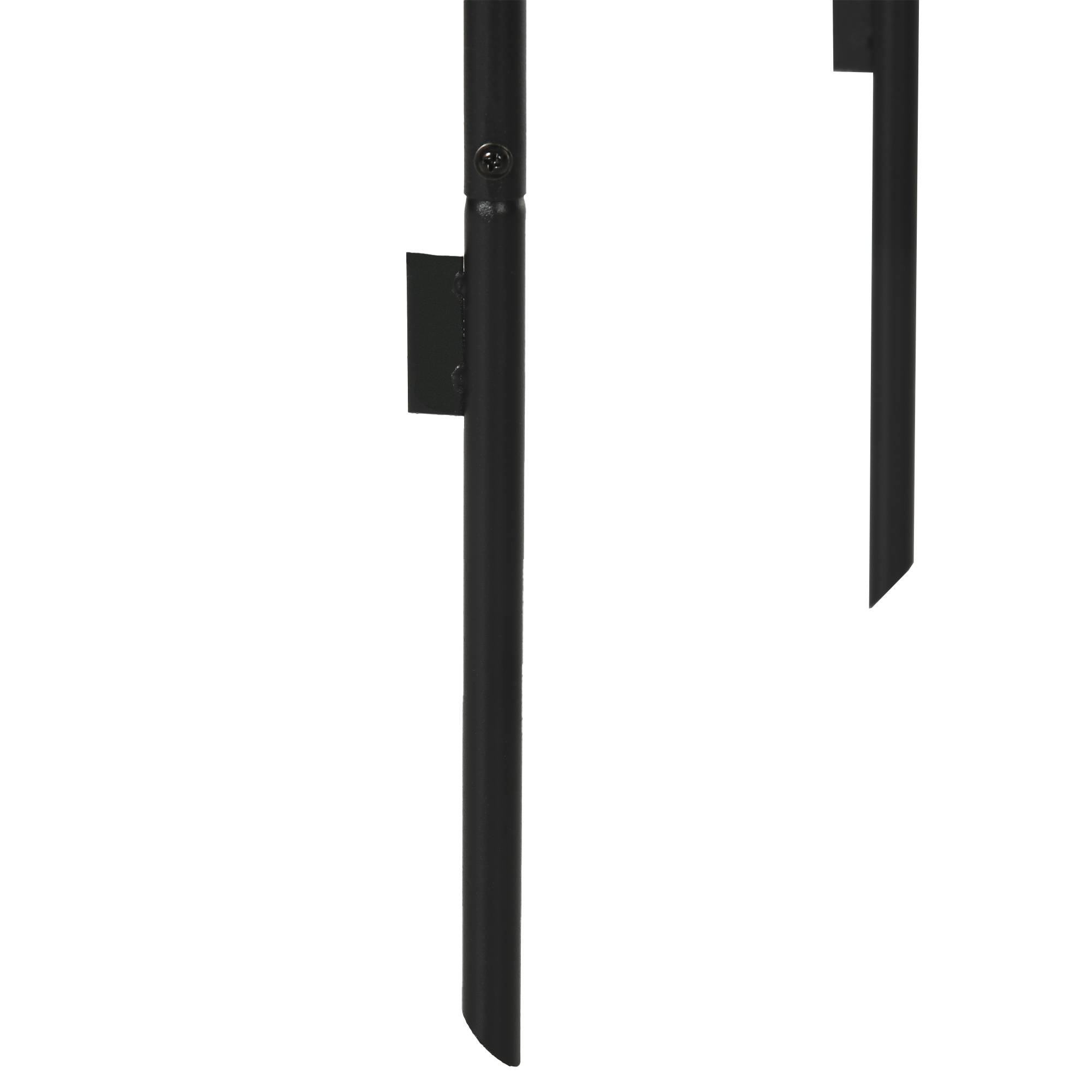 ComfortXL - Arche de jardin métal noir 140 x 40 x 240 cm pour rosiers plantes grimpantes entrée et décoration extérieure - Image 9