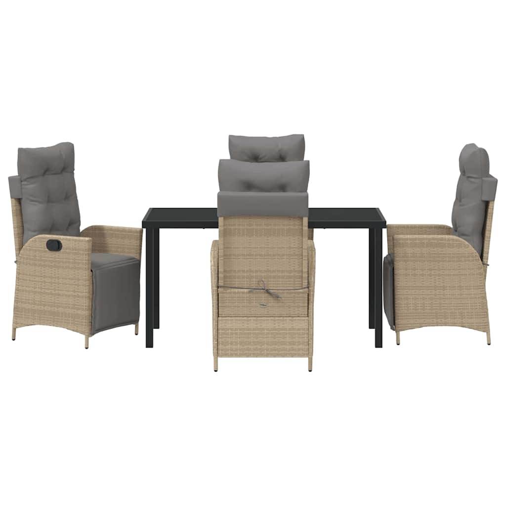 ComfortXL - Salon de jardin 4 places avec chaises réglables et coussins confort Beige – ComfortXL Outdoor Living - Image 7