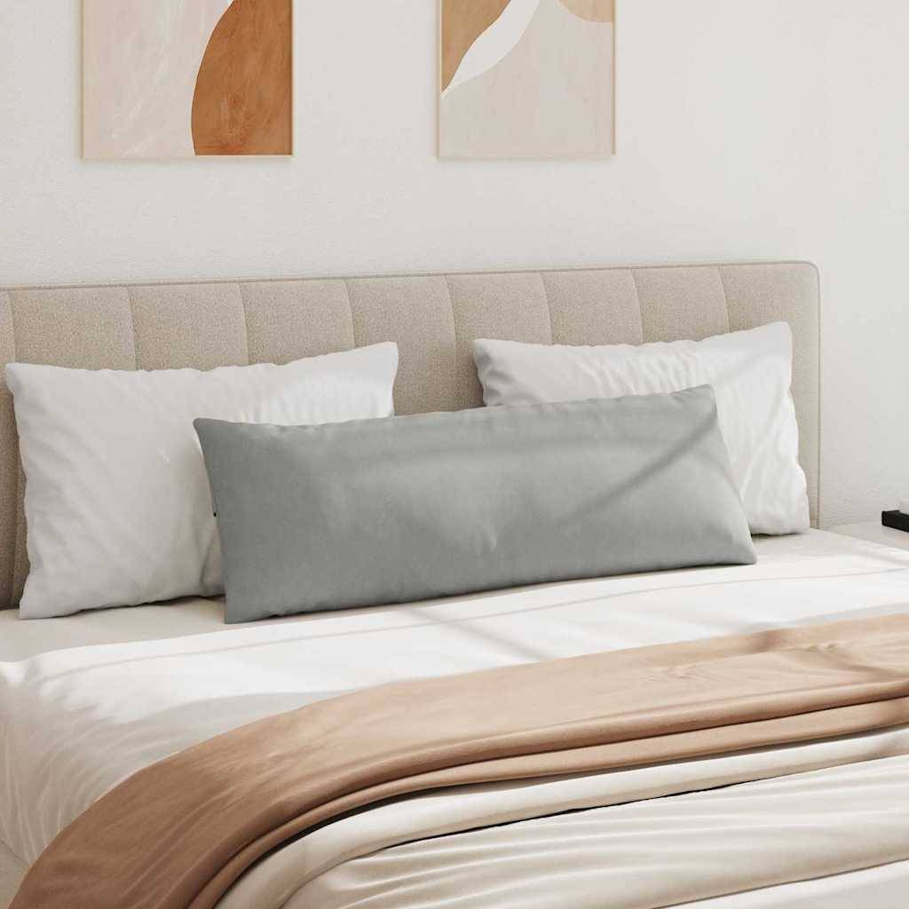 Coussins de Banc (x2) en Tissu Housse Amovible et Lavable pour Salon Gris Clair 120x40 cm – ComfortXL Outdoor Living - Image 4